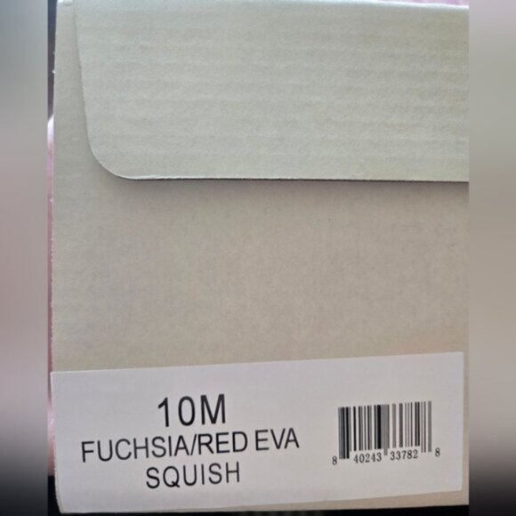 Beach Slides by J/Slides Fuchsia/Red Eva Squish - Picture 4 of 4